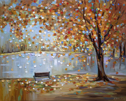 Autumn Veil von Ekaterina Ermilkina, Malerei kaufen auf Singulart
