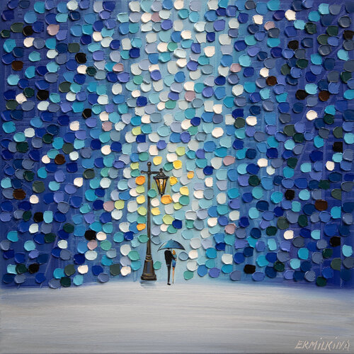 Mystic Night van Ekaterina Ermilkina, Schilderij te koop op Singulart