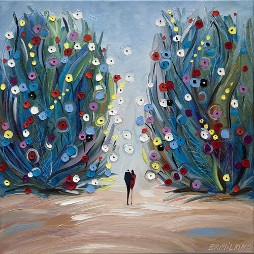 In the Shade of Love by Ekaterina Ermilkina, Painting for Sale on Singulart