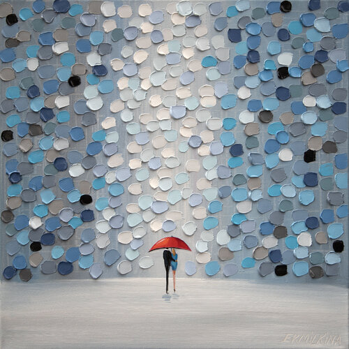 Beneath the Rain van Ekaterina Ermilkina, Schilderij te koop op Singulart