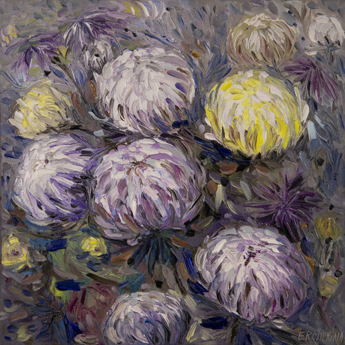 Chrysanthemums Bloom Ekaterina Ermilkina