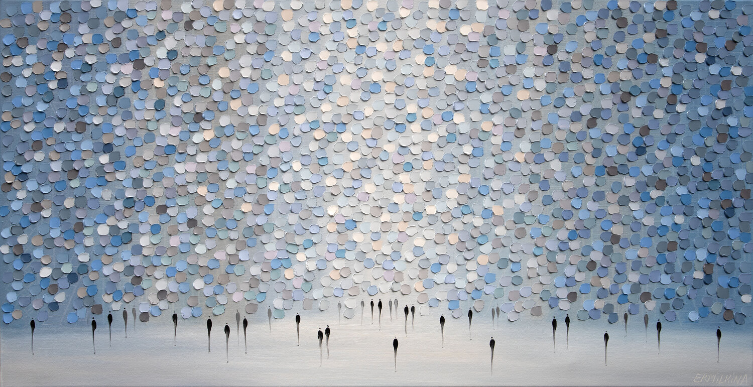 Veil of Drizzled Dreams Ekaterina Ermilkina Originalgemälde zu verkaufen