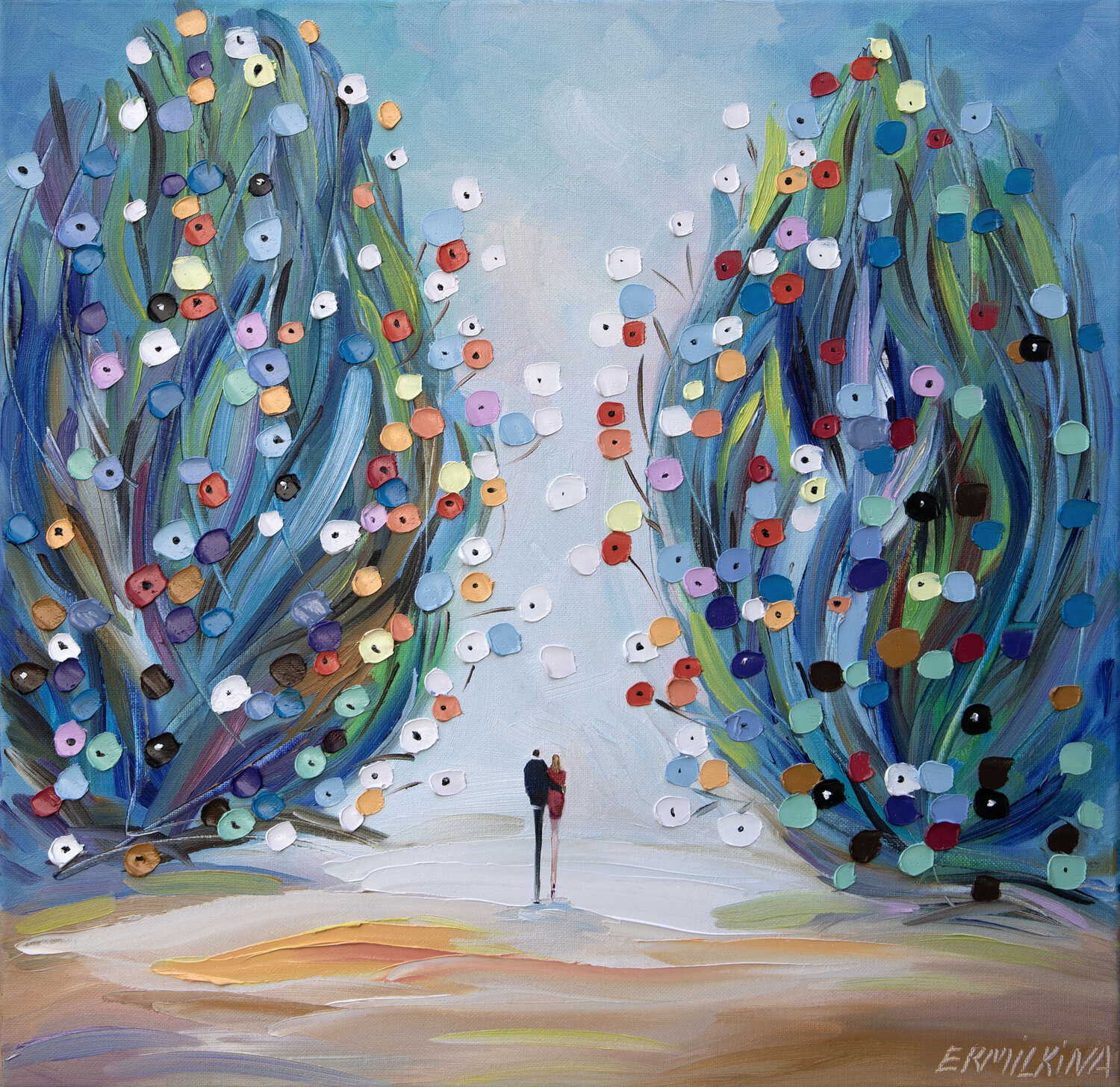 I Wish You Love Ekaterina Ermilkina Dipinto originale in vendita