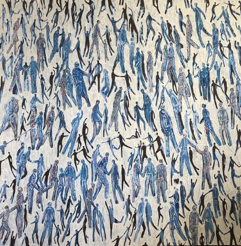 You are not alone van Silvia Strobos, Schilderij te koop op Singulart