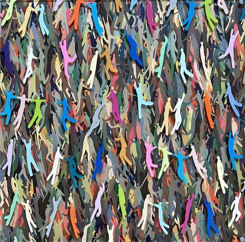 Ain`t no mountain high enough von Silvia Strobos, Malerei kaufen auf Singulart