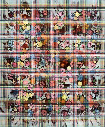 Flowers expression van Silvia Strobos, Schilderij te koop op Singulart