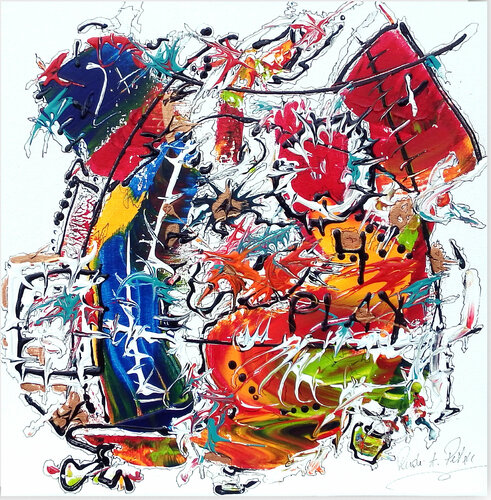 Kathedrale der Phantasie  2509-RK-2 di Rudi Art Peters, Pittura in vendita su Singulart