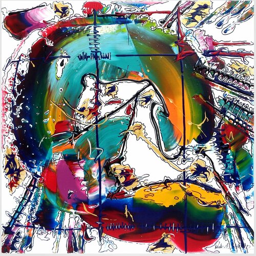 Kathedrale der Phantasie  2510-RC-3 di Rudi Art Peters, Pittura in vendita su Singulart