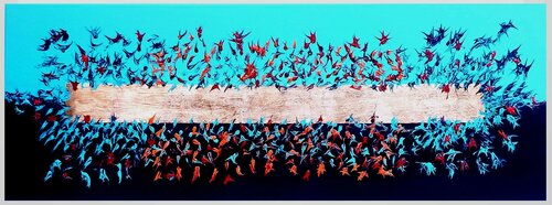 Sommersonnenwende Mittsommer, Midsommar  22-20-23-3 di Rudi Art Peters, Pittura in vendita su Singulart