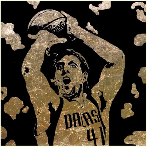 Dirk Nowitzki...Sportlegende 9 80 di Rudi Art Peters, Pittura in vendita su Singulart