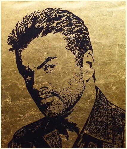 George Michael...One of the best artists of all time...GM 15-80 100 von Rudi Art Peters, Malerei kaufen auf Singulart