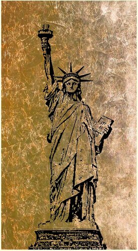 Freiheitsstatue...Lady Liberty  New York City 1  100 180 de Rudi Art Peters, Pintura a la venta en Singulart