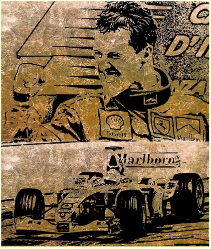 Michael Schumacher D 100 120 von Rudi Art Peters, Malerei kaufen auf Singulart