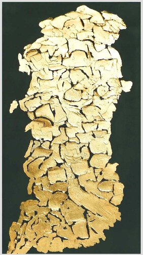 Das Eis bricht # 2 Gold van Rudi Art Peters, Schilderij te koop op Singulart