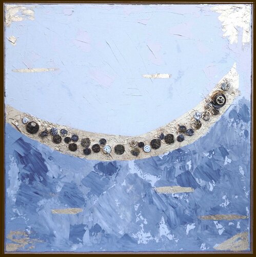 Die gebogene Zeit 16-8-8-23 by Rudi Art Peters, 회화 for Sale on Singulart
