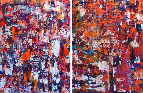 Dein Tag ist gut 23-12-8-1 2er par Rudi Art Peters, Peinture en vente sur Singulart