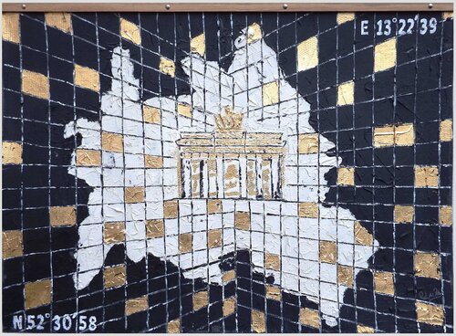 Herz von Berlin 23-12-17-1 by Rudi Art Peters, 회화 for Sale on Singulart