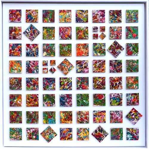 Art-Pixel 70er 7 x 7 24 di Rudi Art Peters, Pittura in vendita su Singulart
