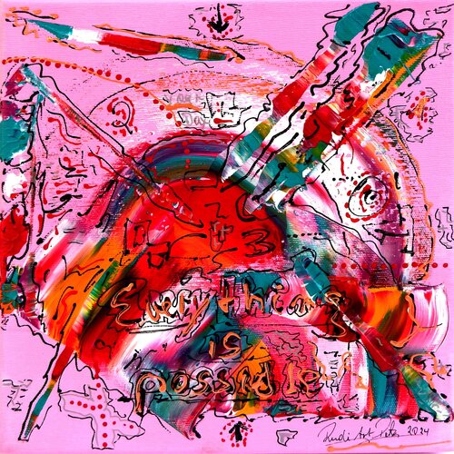 KTP Everything is possible 30-24 5-5 by Rudi Art Peters, Painting for Sale on Singulart