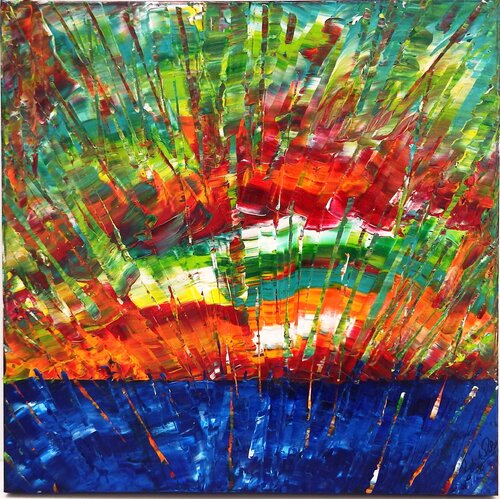 MADEIRA  FLOWERS  01-09-1 by Rudi Art Peters, 絵画 for Sale on Singulart