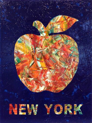 NEW YORK…the Big Apple  60x80 01-25-2 di Rudi Art Peters, Pittura in vendita su Singulart