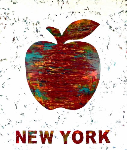 NEW YORK…the Big Apple  120x140  25-1 par Rudi Art Peters, Peinture en vente sur Singulart