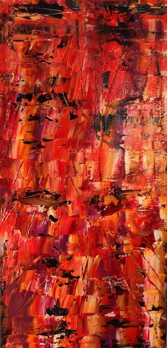 Verkauft an einen Sammler in Frankreich  JARDINES DE LA REINA ... 25-10-10 par Rudi Art Peters, Peinture en vente sur Singulart