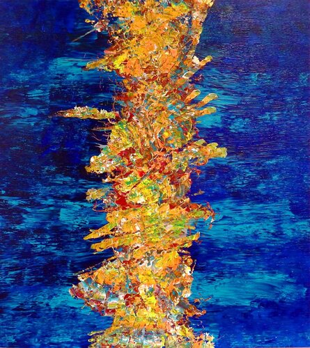 Korallenriff im  JARDINES DE LA REINA ... 02-10-12-25 di Rudi Art Peters, Pittura in vendita su Singulart