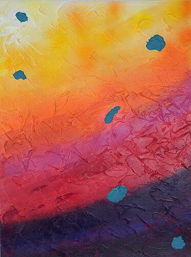 Ein neuer Tag kommt auf MADEIRA  25-6-8-1 von Rudi Art Peters, Malerei kaufen auf Singulart