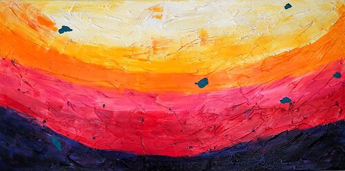 Ein neuer Tag kommt auf MADEIRA  25-7-14-1 von Rudi Art Peters, Malerei kaufen auf Singulart