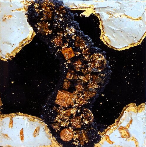 Gold River 24 Karat black  40-25-01 Rudi Art Peters