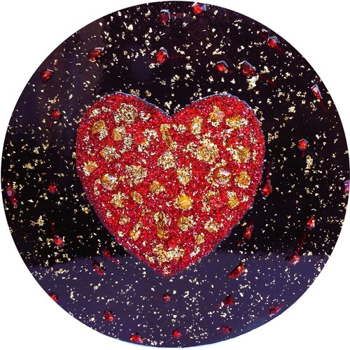 THE HEART FOR EVERY DAY  25-88-20 van Rudi Art Peters, Schilderij te koop op Singulart