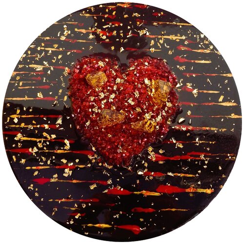 THE HEART FOR EVERY DAY  25-32-2-H von Rudi Art Peters, Malerei kaufen auf Singulart