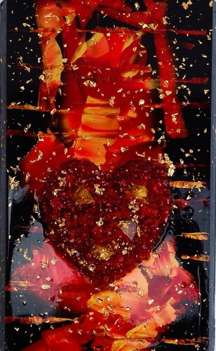 THE HEART FOR EVERY DAY  25-40-2 H von Rudi Art Peters, Malerei kaufen auf Singulart