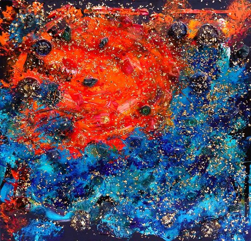 JARDINES DE LA REINA 25-60-1-H von Rudi Art Peters, Malerei kaufen auf Singulart