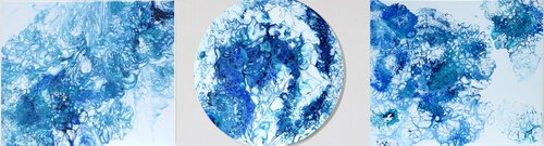 Caribbean blue Belize Barrier Reef # 2 di Rudi Art Peters, Pittura in vendita su Singulart