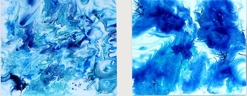 Caribbean blue Belize Barrier Reef # 3 par Rudi Art Peters, Peinture en vente sur Singulart