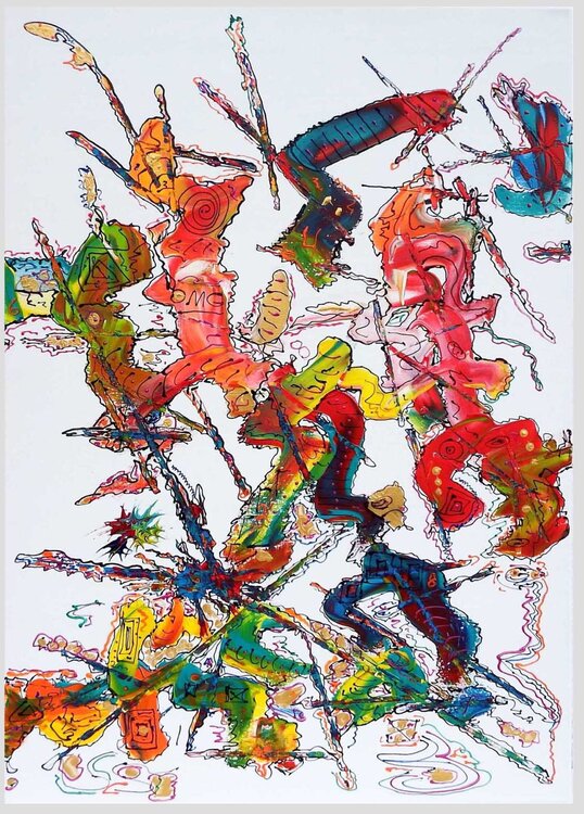 Die gebogene Zeit 1606-2 Rudi Art Peters