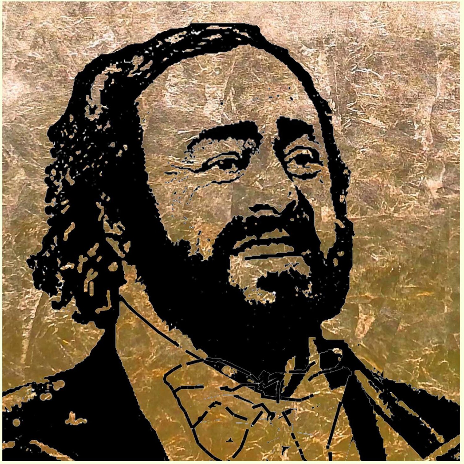 Luciano Pavarotti  K 80 Rudi Art Peters Originalgemälde zu verkaufen