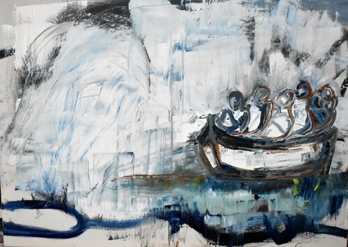 Profundo Océano Mar von Roberto Gutiérrez Currás, Malerei kaufen auf Singulart