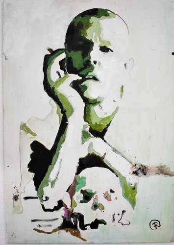 Erase una vez Alexander Mcqueen di Roberto Gutiérrez Currás, Pittura in vendita su Singulart