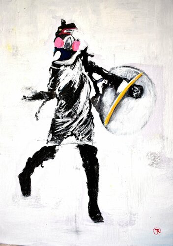 Hong Kong Woman di Roberto Gutiérrez Currás, Pittura in vendita su Singulart