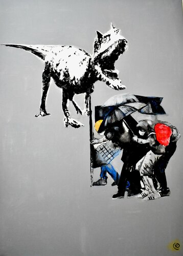 La cofradía de Hong Kong di Roberto Gutiérrez Currás, Pittura in vendita su Singulart