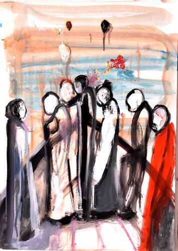 "Exilio interior" di Roberto Gutiérrez Currás, Opera su carta in vendita su Singulart