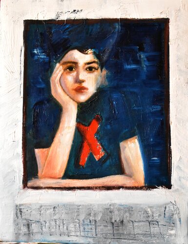 La ventana van Roberto Gutiérrez Currás, Schilderij te koop op Singulart