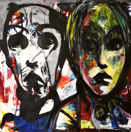 Totémicos de Roberto Gutiérrez Currás, Pintura a la venta en Singulart