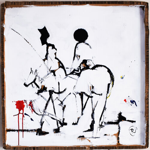 Sobre la ínsula de Barataria de Roberto Gutiérrez Currás, Pintura a la venta en Singulart