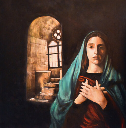 Mater Dolorosa de Roberto Gutiérrez Currás, Pintura a la venta en Singulart