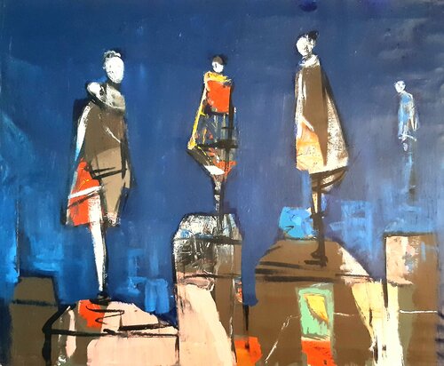 Las alturas despiertas van Roberto Gutiérrez Currás, Schilderij te koop op Singulart