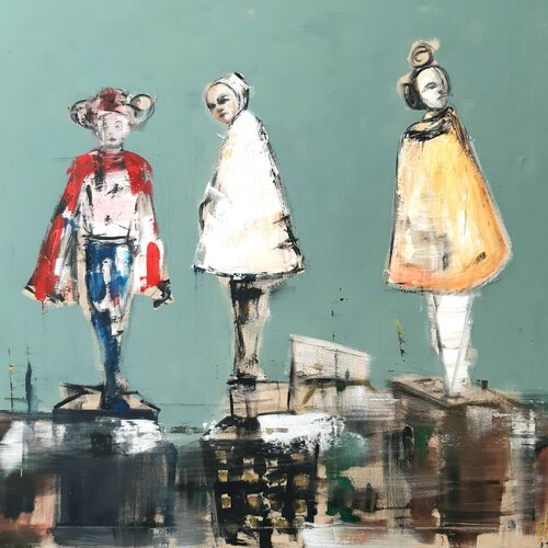 Viento Atlántico van Roberto Gutiérrez Currás, Schilderij te koop op Singulart